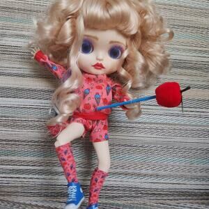 Custom blythe doll  " Candy Apple "